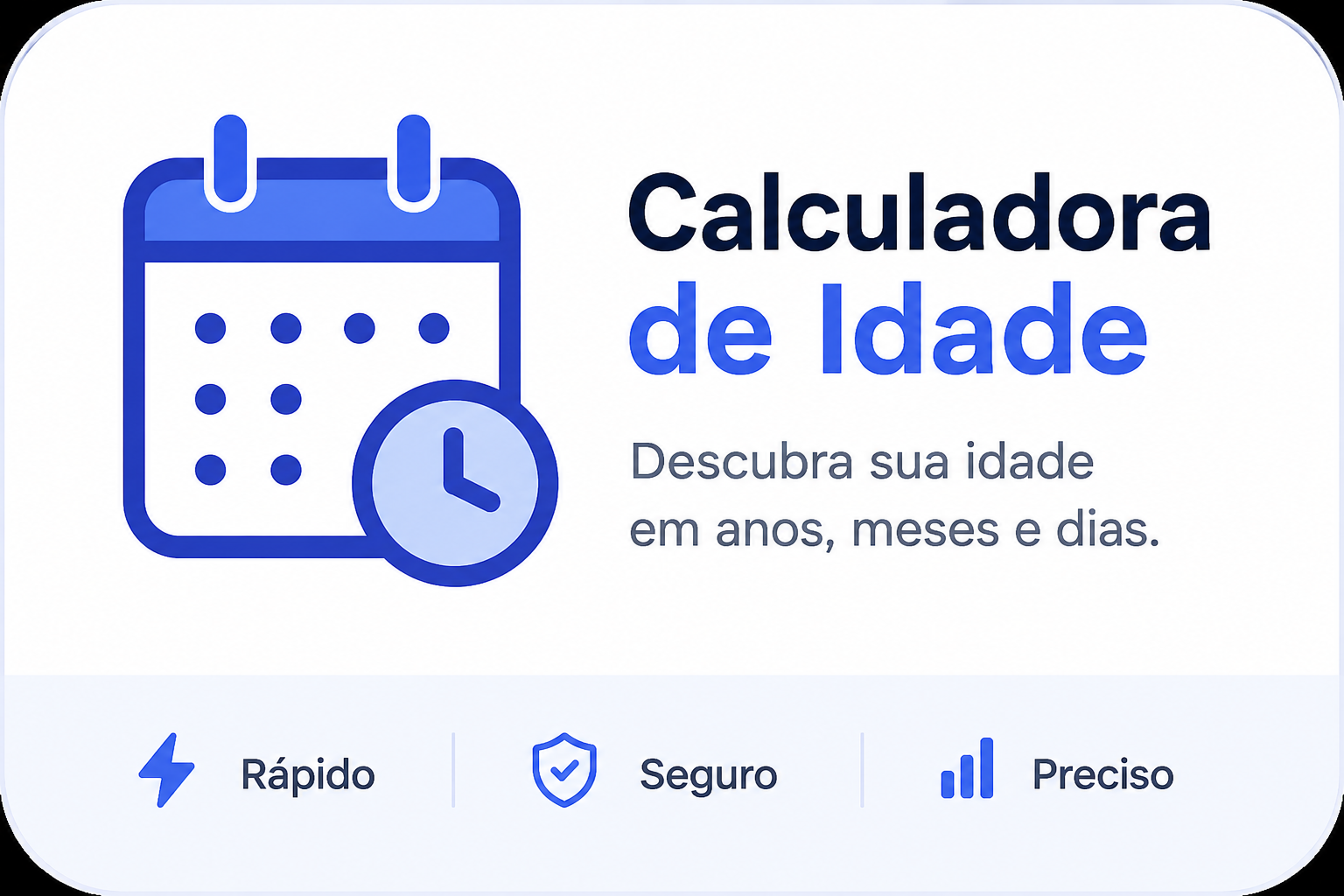 Calculadora de Idade